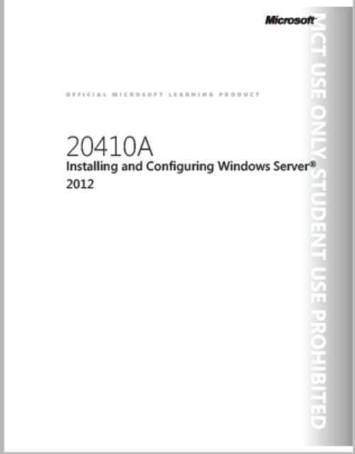 Product picture  Installing and Configuring Windows Server 2012